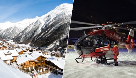 In Sölden kam es zu dem Unfall. Der Schwerverletzte wurde mit dem Notarzthubschrauber RK-2 in ...