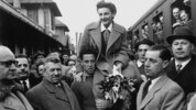 Triumphaler Empfang Kleckers am Semmering, wo sie geboren ist und auch heute noch lebt. 