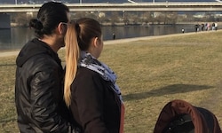 Ein Bild aus glücklichen, gemeinsamen Zeiten von Nadeem und Nikola