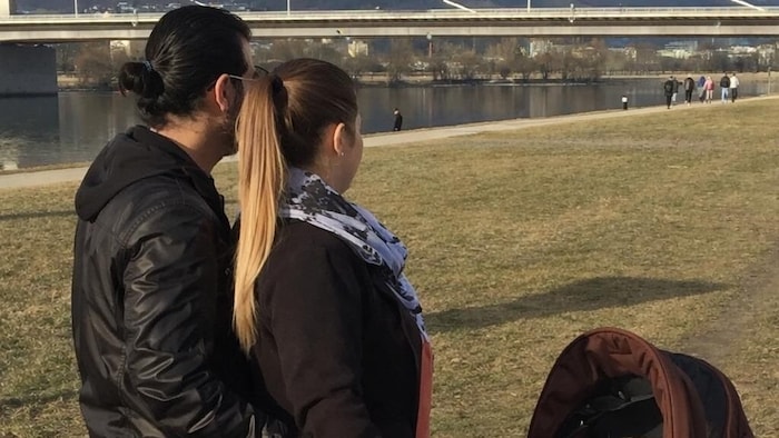 Ein Bild aus glücklichen, gemeinsamen Zeiten von Nadeem und Nikola