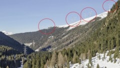 So könnte der geplante Windpark auf dem Bergrücken aussehen. 