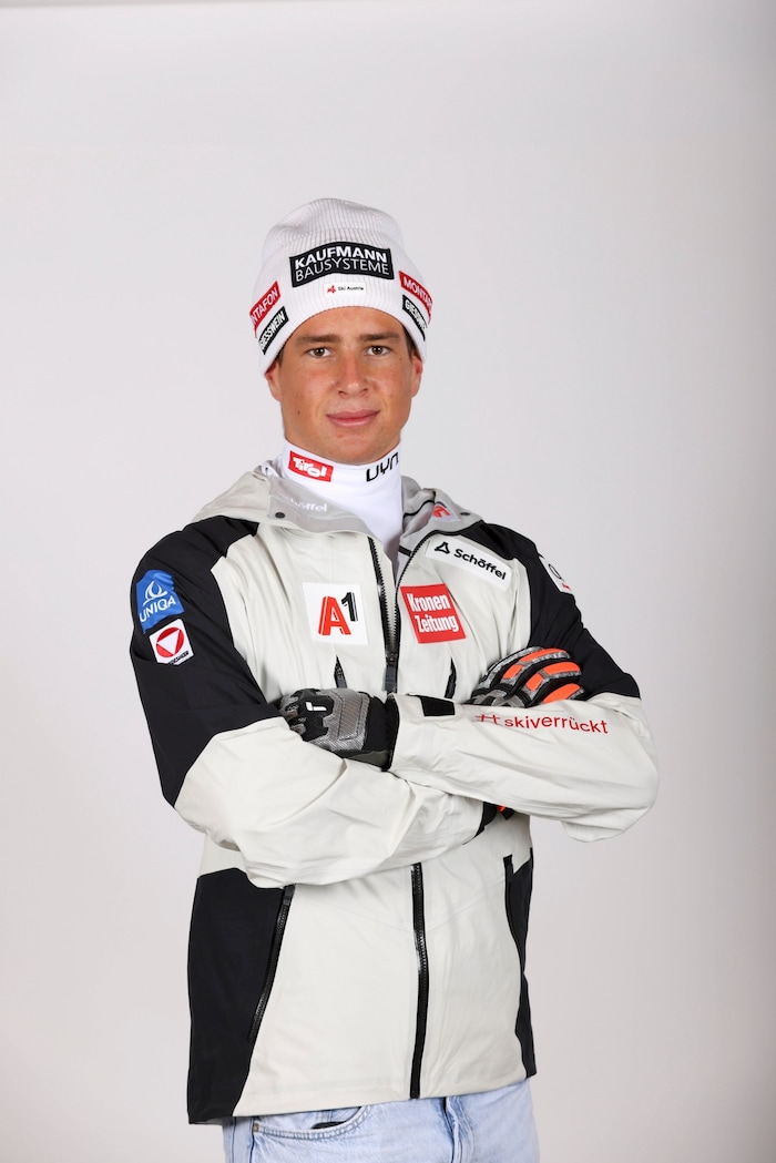 Moritz Zudrell rutschte nach einem ganz starken ersten Lauf noch etwas ab.