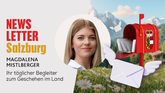 Der tägliche Newsletter der „Salzburg Krone“.