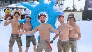 Die Mountain Crew um Philipp Raffetseder (M.) startet wohl auch in Italien bei den Winterspielen ...