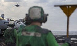 Die Drohne soll im Anflug auf einen US-Flugzeugträger gewesen sein.