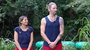 Bei der Dschungelprüfung (gemeinsam mit Eva) sorgte Gil für Aufregung. 