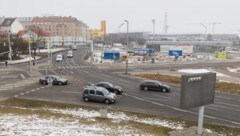 Noch ist der Verteilerkreis in Favoriten ein trister und grauer Verkehrsknotenpunkt. Doch bis ...