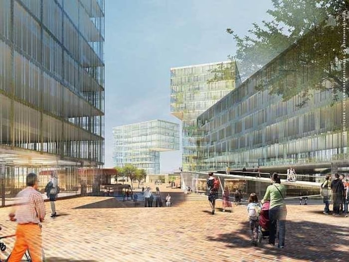 Der Innenbereich des Verteilerkreises Favoriten ist knapp vier Hektar groß und würde somit Platz ...