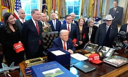 US-Donald Trump kennt ein zweifelhaftes Mittel gegen unangenehme Fragen: gegenüber den ...
