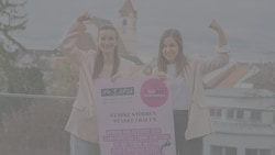 Die bekannte Sängerin Ulrike Mayer alias „Die Mayerin“ und Isabel Gaber von der ...