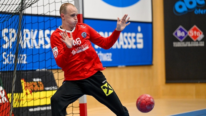 Füchse-Goalie Jan Kroiss.