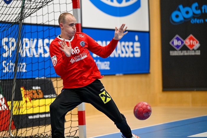 Füchse-Goalie Jan Kroiss.