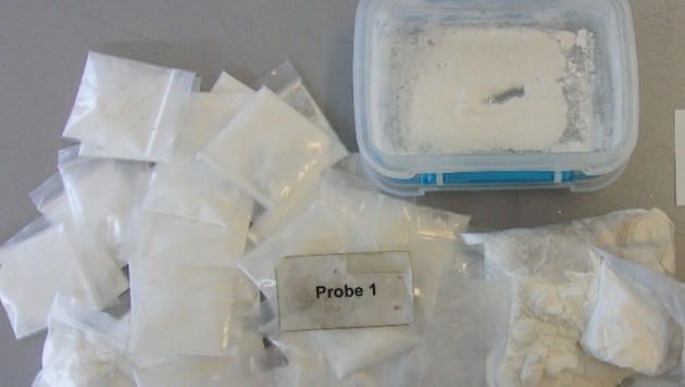 So sah das konfiszierte Kokain aus