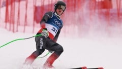 Schrecksekunde im ersten Training für die Olympia-Abfahrt.