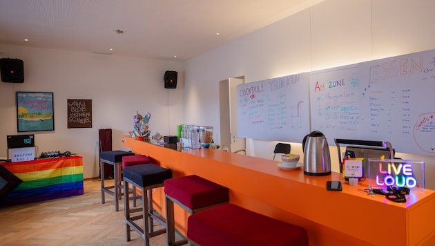 Das Amazone Cafe in Bregenz.