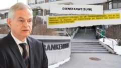 Gerhard Stark sorgt mit einer Dienstanweisung am LKH Bad Aussee und LKH Rottenmann (Bild) für ...