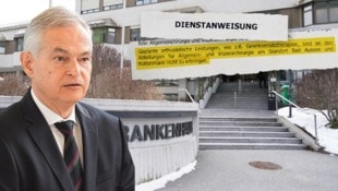 Gerhard Stark sorgt mit einer Dienstanweisung am LKH Bad Aussee und LKH Rottenmann (Bild) für ...