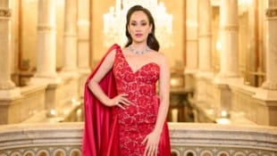 Sasa Schwarzjirg präsentierte ihre Traumrobe von Callisti für den 68. Opernball.