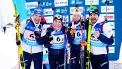 Silber-Quartett: Fredrik Mühlbacher, Lisa Osl, Lea Rothschopf und Magnus Oberhauser (v. li.).