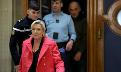 Die Rechtspopulistin Marine Le Pen hatte während der Verhandlung erneut ihre Unschuld beteuert, ...