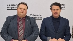 Bernd Strobl, Christoph Zarits und ÖVP-Energiesprecher Markus Ulram (v. li.)
