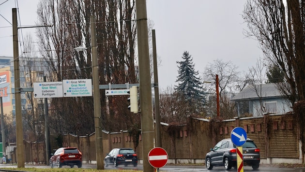 Rechts neben der Liebenauer Tangente entsteht ein neues Areal zum Wohnen und Arbeiten