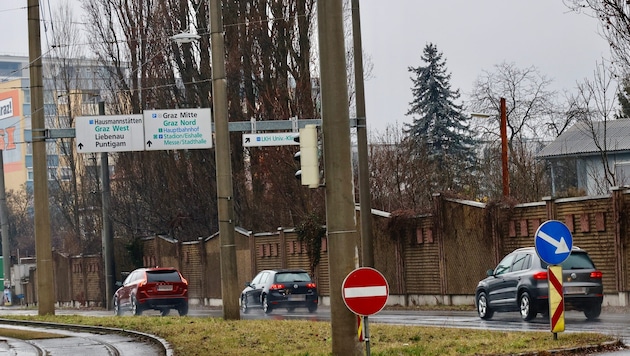 Rechts neben der Liebenauer Tangente entsteht ein neues Areal zum Wohnen und Arbeiten