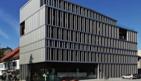 Die Raiffeisenbank in Dornbirn.