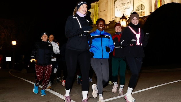 Beim „Girls Run Graz“ treffen sich immer montags Frauen zum gemeinsamen Joggen. Nadine Fasching ...