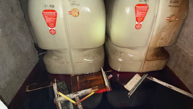 Hier steckte der Mann fest – und das Öl im Raum stieg.