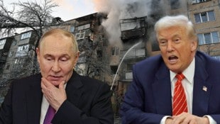 Laut US-Präsident Donald Trump hat sein russischer Amtskollege Wladimir Putin „sein Wort ...