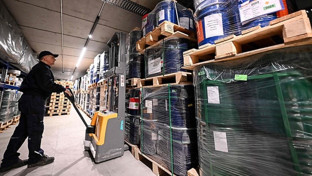 Lagerhalle mit Seltenen Erden in Deutschland