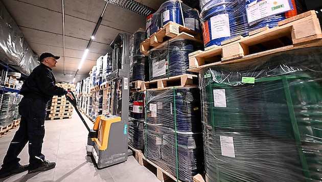 Lagerhalle mit Seltenen Erden in Deutschland