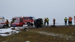 Das Mopedauto war umgekippt.