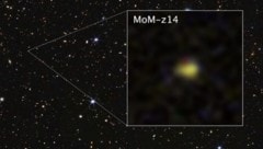 Die Galaxie MoM-z14 existierte bereits rund 280 Millionen Jahre nach dem Urknall.