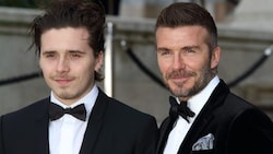 Brooklyn Beckham ließ sich ein Tattoo überstechen, das er zu Ehren seines Vaters David Beckham ...