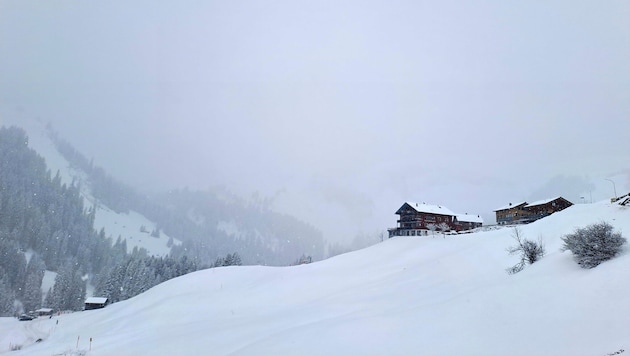 Das Gebiet Uga in Damüls.