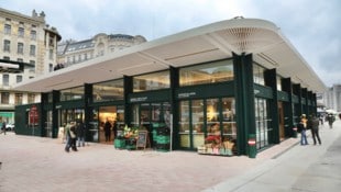 Der Marktraum am Wiener Naschmarkt