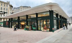 Der Marktraum am Wiener Naschmarkt