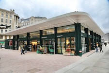 Der Marktraum am Wiener Naschmarkt