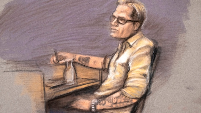 Vor Gericht werden keine Fotos von dem 29-Jährigen gemacht.