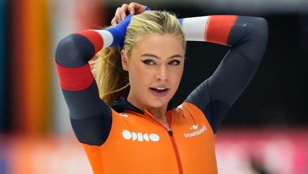 Eisschnellläuferin Jutta Leerdam sorgt für Aufsehen.