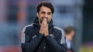 Keine guten Nachrichten für WAC-Cheftrainer Ismail Atalan.