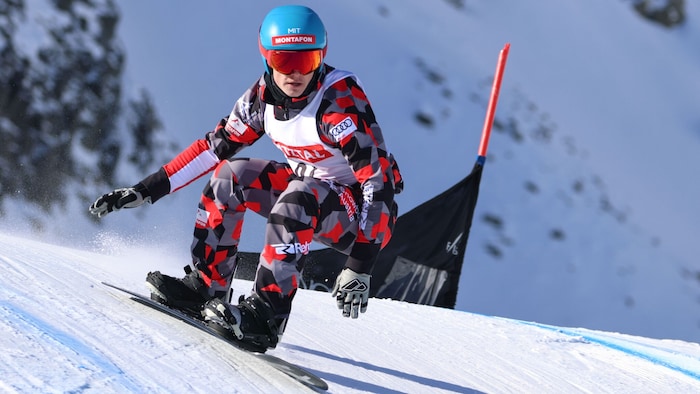 Snowboardcrosser David Erhard stieg vom C- in den B-Kader auf.