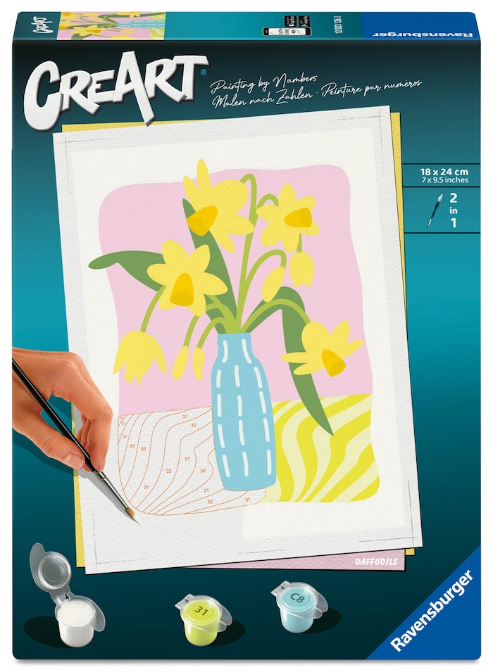 CreArt Blumenmotiv „Narzissen“