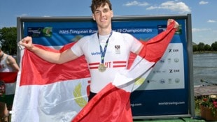 Paul Schinnerl ist U19-Europameister im Rudern.