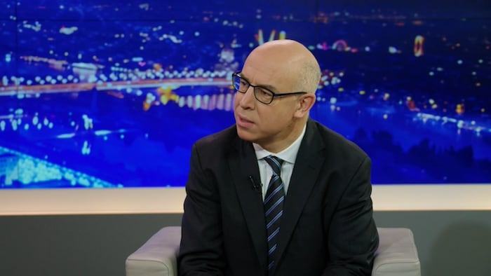 Der Chef des Wirtschaftsförderungsinstituts WIFO, Gabriel Felbermayr im krone.tv-Talk