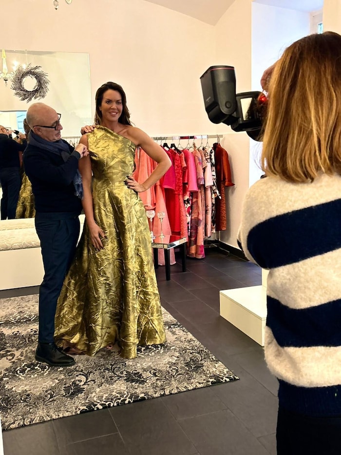 Kleine Veränderungen werden noch vorgenommen, doch Martina Reuter glänzt bereits jetzt.