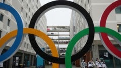 Noch geht es im Olympischen Dorf in Mailand relativ ruhig zu …