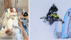 Den restlichen Winter 2025 verbrachte Elias Bacher aus Bramberg größtenteils im Krankenbett. 